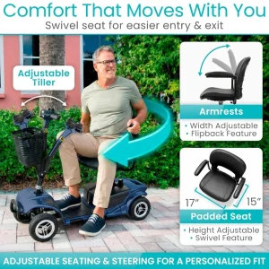 Electric 4-Wheel Mobility Scooter Heavy Duty