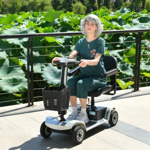 Elderly Electric Scooter With Removable Battery