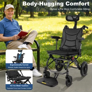 130kg Loadable Reclining Wheelchairs Adult